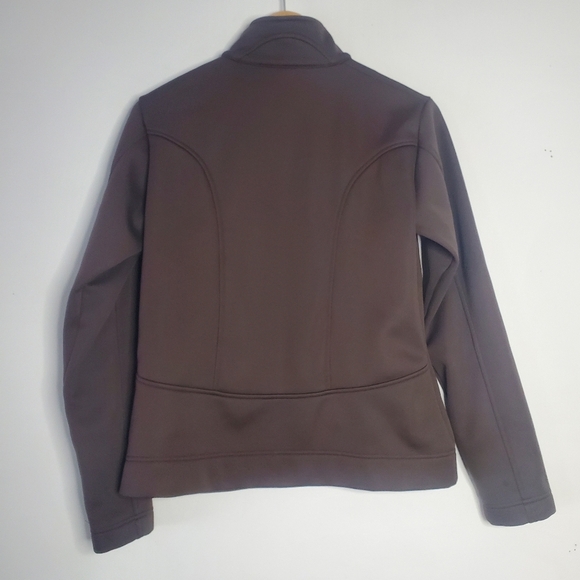 Lucy Women Track Jacket Size Large Brown Athletic Activewear Performance Neutral - Picture 13 of 13